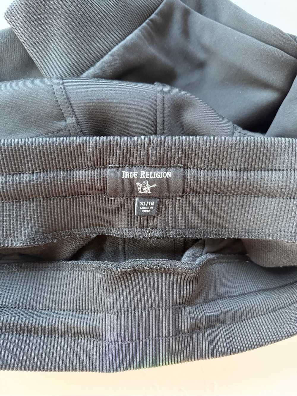 True Religion Black Men’s Jogger Sweatpants with Zip Pockets - Picture 5 of 7